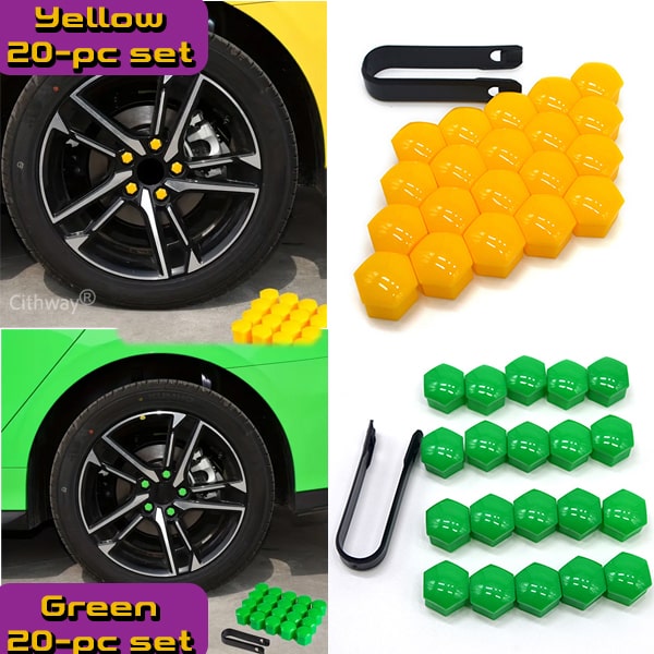 Cithway® Colorful Wheel-Armor Lug Nut Caps (20PCS)