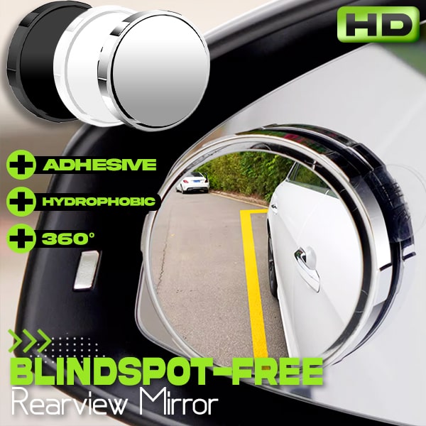 Blindspot-free Car Rearview Mirror