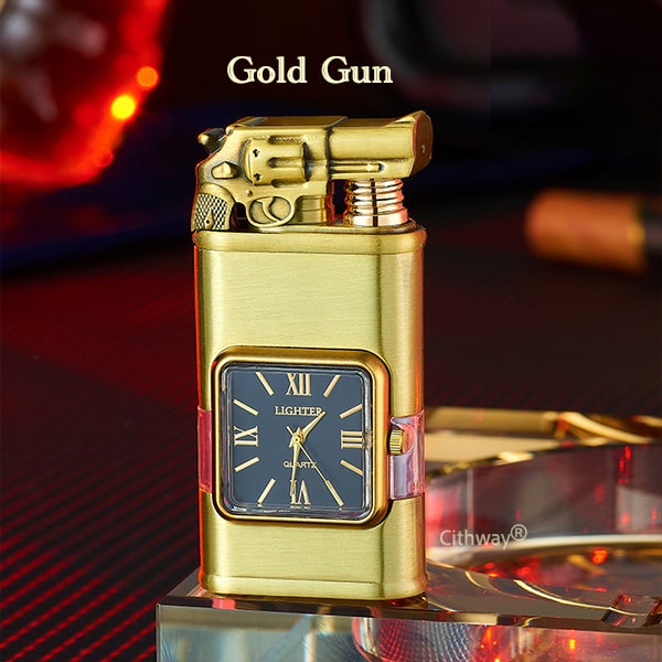 🎉2024 NEW Cithway® Windproof Dual-Flame Vintage Watch Lighter