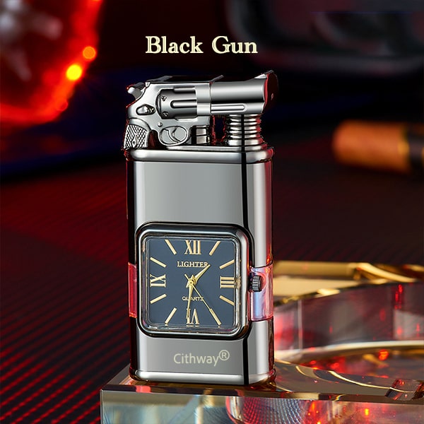 🎉2024 NEW Cithway® Windproof Dual-Flame Vintage Watch Lighter