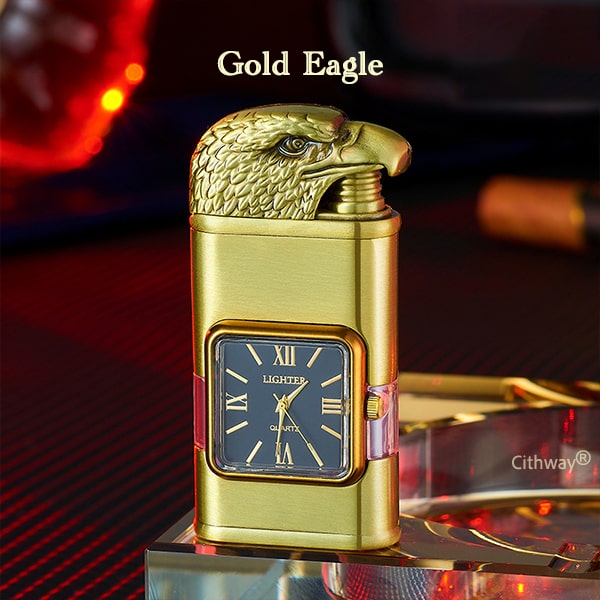 🎉2024 NEW Cithway® Windproof Dual-Flame Vintage Watch Lighter