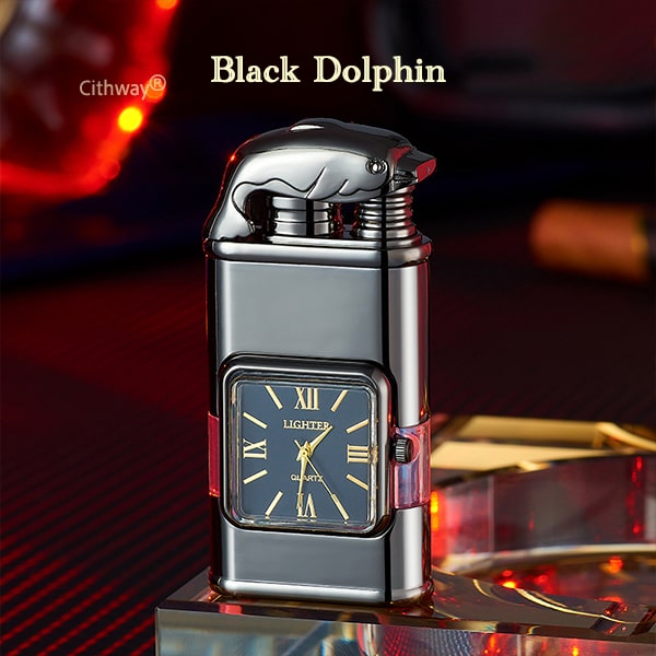 🎉2024 NEW Cithway® Windproof Dual-Flame Vintage Watch Lighter