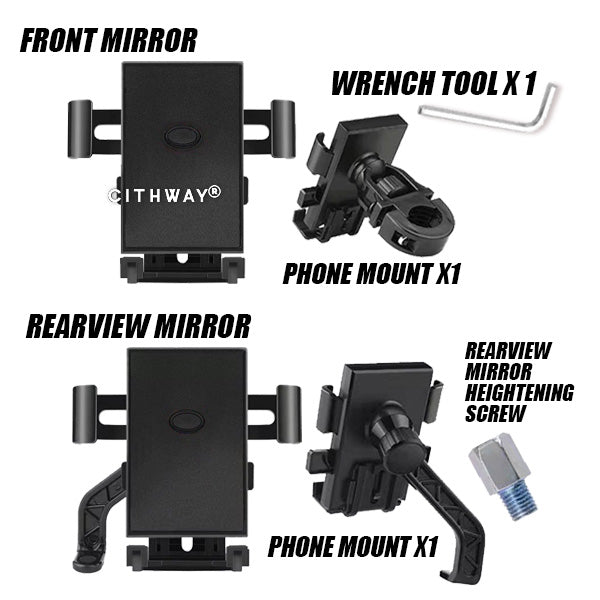 Cithway® Universal Motorcycle Phone Mount